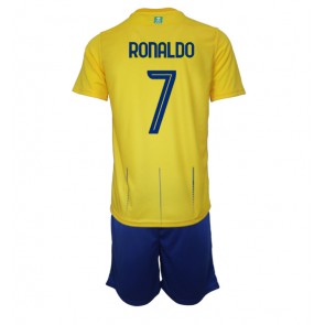 Al-Nassr Cristiano Ronaldo #7 Domaci Dres za Dječji 2023-24 Kratak Rukavima (+ kratke hlače)